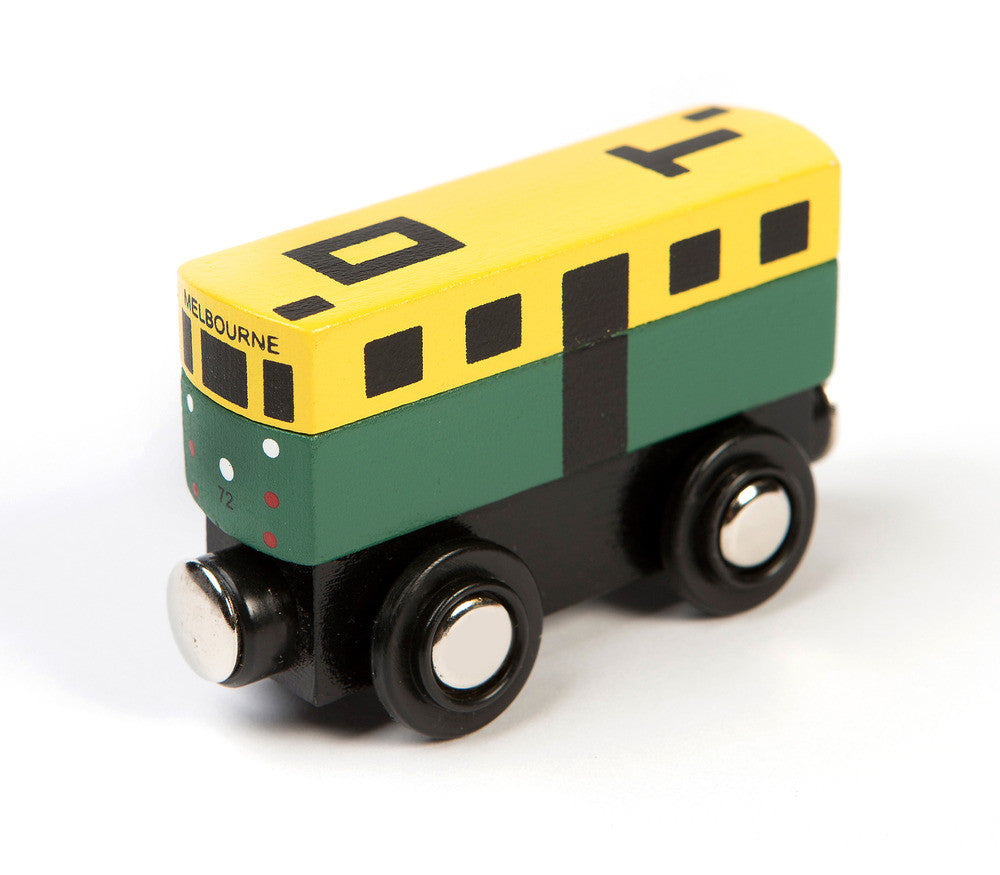 Iconic Wooden Melbourne Tram - Mini