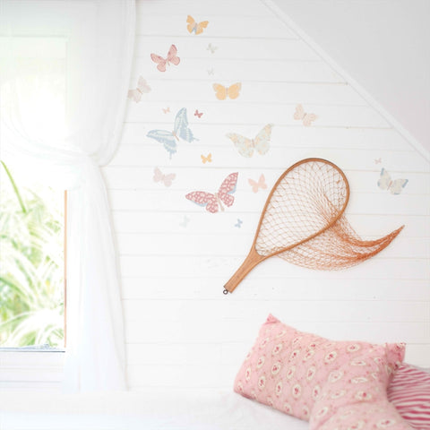 Small Butterfly Decals - Antique