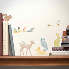 Mini Forest Critter Decals - Earthy