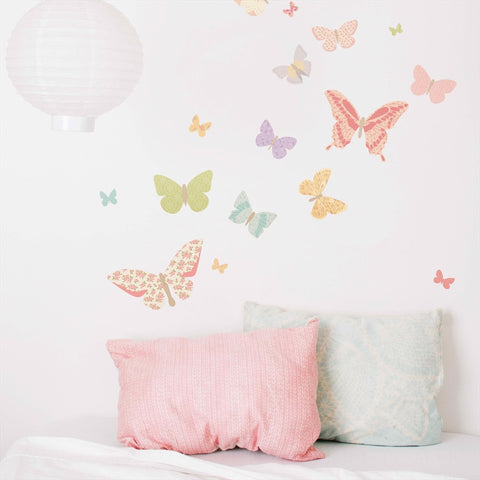 Small Butterfly Decals - Girly