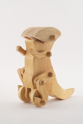 Wooden T-rex