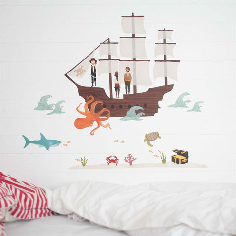 Large Pirate Ship Decals