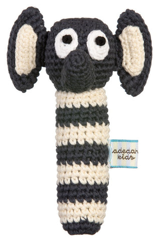 Grey Elephant Rattle