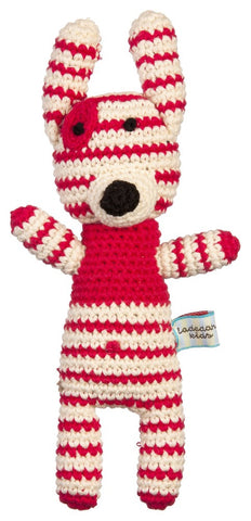 Stripe Patch Dog Pram Toy