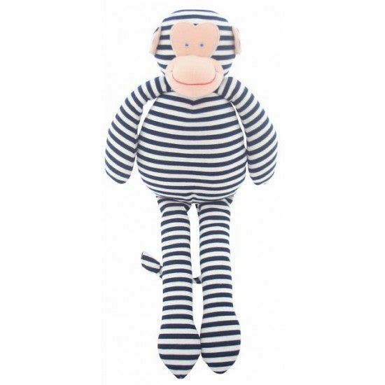Musical Monkey Navy Stripe