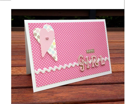 Handmade Baby Girl Card