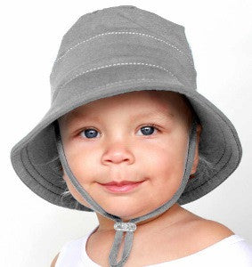 Baby Bucket Hat - Grey Marle