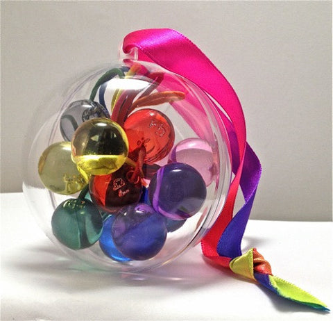 Christmas Bauble filled with Bobbles