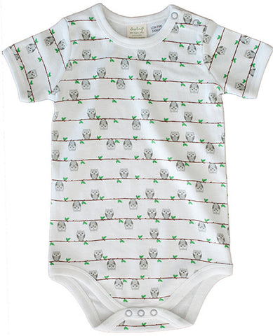 Sapling S/s Bodysuit - Owl