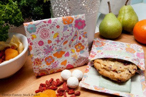 Eco Snack Pocket - Flower Fantasy
