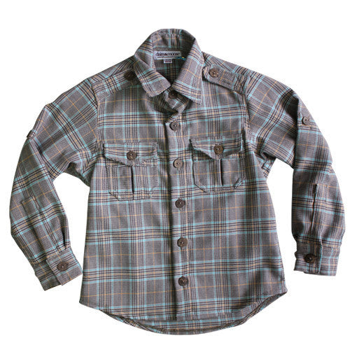 French Plaid Casual Shirt