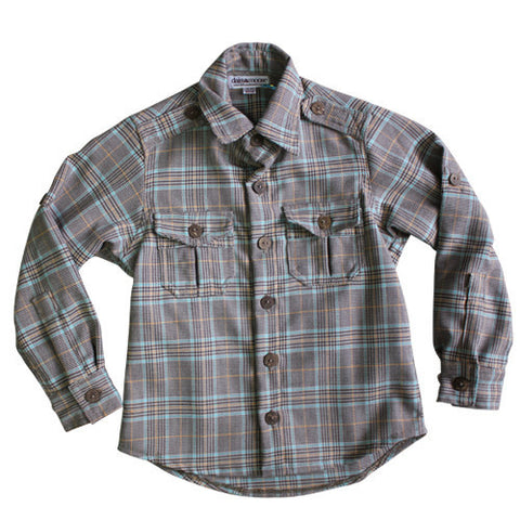 French Plaid Casual Shirt