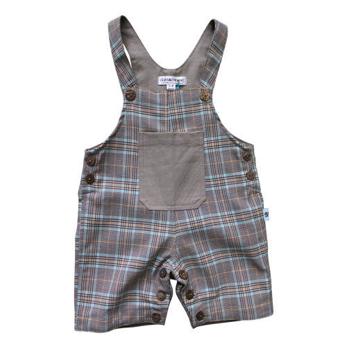 French Plaid Overalls