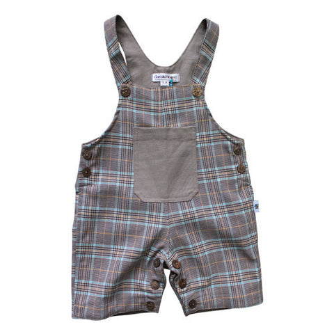 French Plaid Overalls