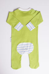 Lil Zipper Green Romper 