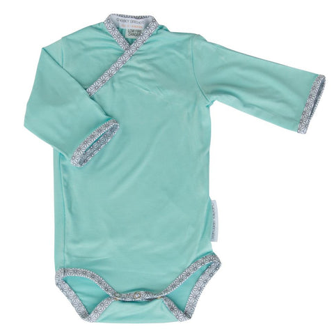 Bamboo L/s Romper - spearmint