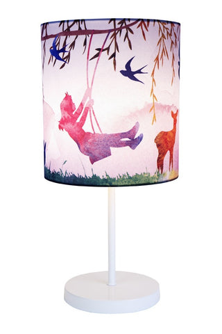 Little Girl Print Lamp