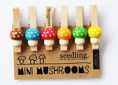 Rainbow Mushroom Pegs