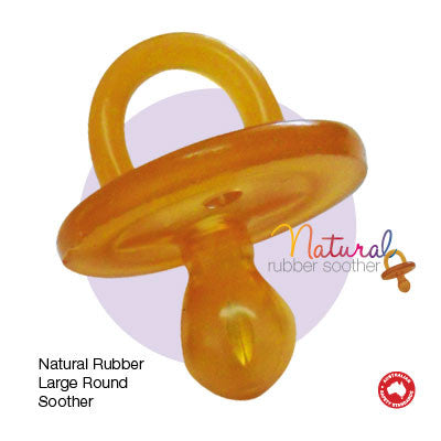 Natural Rubber Soother - Round Large