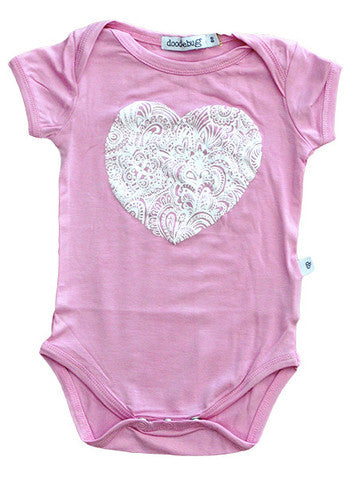 Pink Heart Onesie