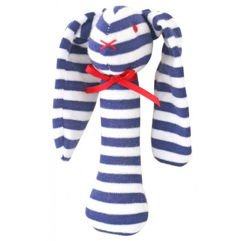 Lanky Bunny Rattle - Navy