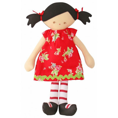 Sadie Doll - Red Floral Dress