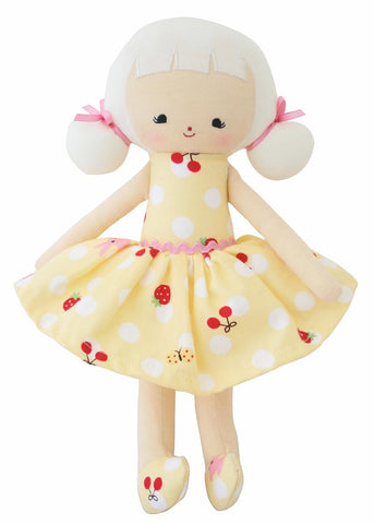 Audrey Doll - Yellow Polka