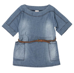 Chambray Shift Dress
