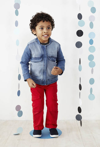 Red Pocket Jeans