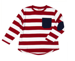Organic Striped Pocket Tee