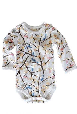 Sapling L/s Bodysuit - Bird