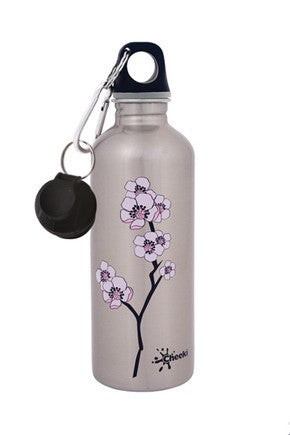 Cheeki 500ml Stainless Steel Drink Bottle - Blossom