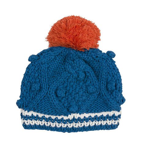 Bobble Beanie - Blue