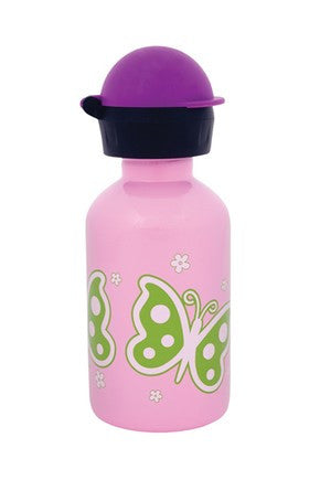 Cheeki 350ml Stainless Steel Drink Bottle - Butterfly