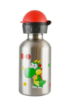 Cheeki 350ml Stainless Steel Drink Bottle - Dinosaur