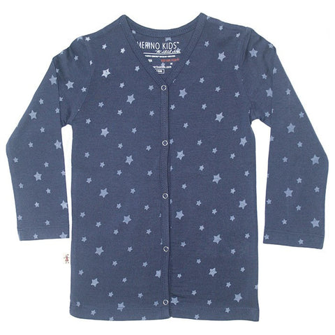 Merino Cardigan - Midnight Blue