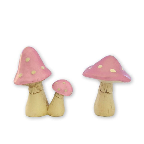 Fairy Mushrooms - Pink