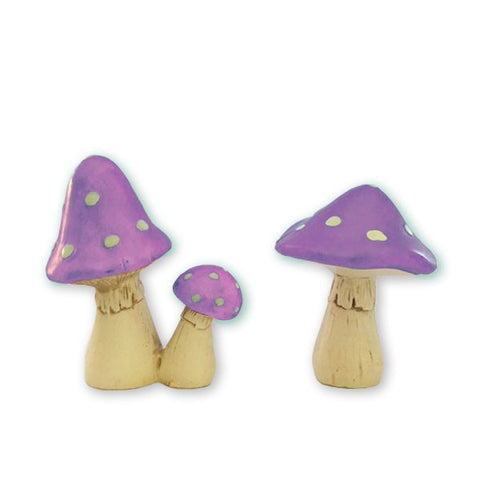 Fairy Mushrooms - Purple