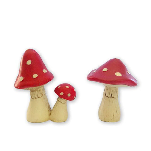 Fairy Mushrooms - Red