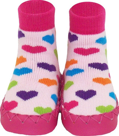 Swedish Konfetti Moccasins - Hearts