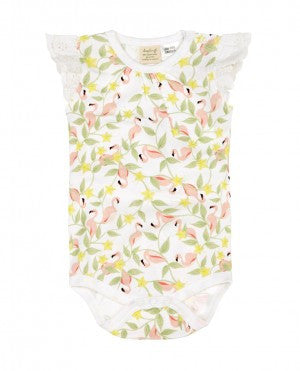 Sapling Lace Bodysuit - Flamingo