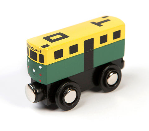 Iconic Wooden Melbourne Tram - Mini