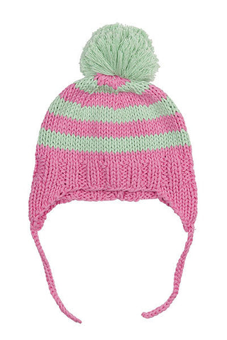 Mint Stripe Beanie