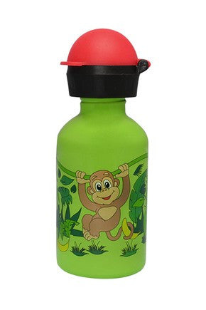 Cheeki 350ml Stainless Steel Drink Bottle - Monkey