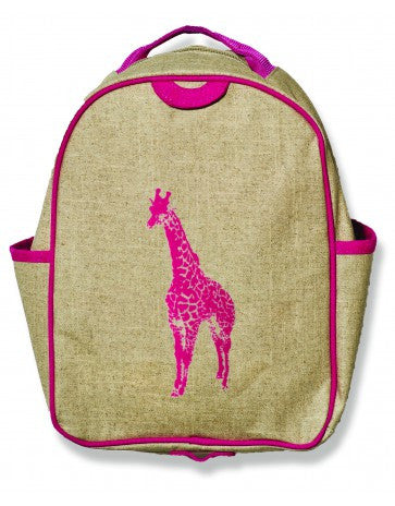 Pink Giraffe Backpack & Lunchbox