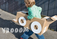 Flat Out Cardboard Racing Car