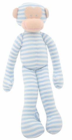 Toy Rattle - Blue Monkey