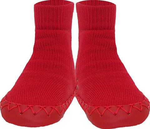 Swedish Konfetti Moccasins - Red