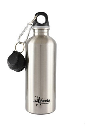 Cheeki 500ml Stainless Steel Drink Bottle - Silver