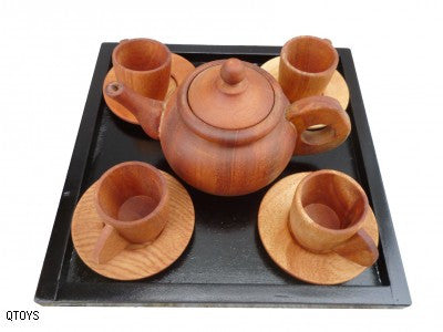 Wooden Tea Set